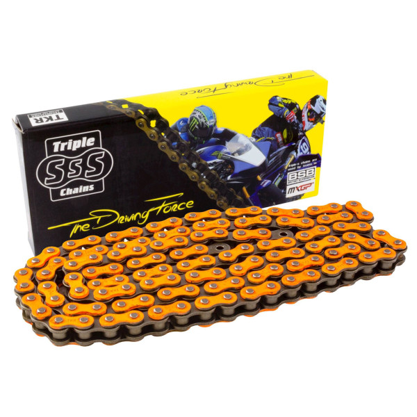 triple s Triple-s hd chain 428h-124 link orange 